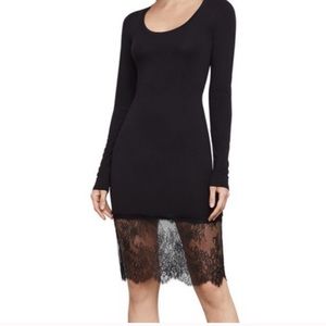 BCBG dress with lace hem